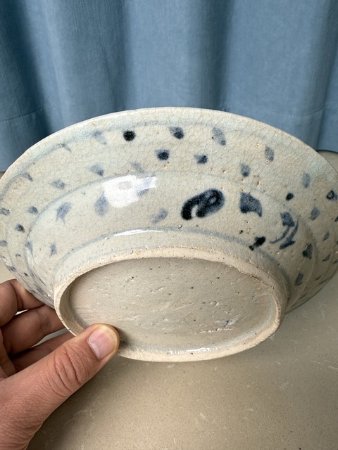 古玩陶瓷明代正德獅紋盤真品鑒賞圖