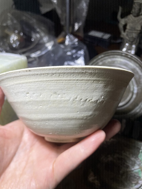 古玩陶瓷青白釉雙魚面包碗真品鑒賞圖