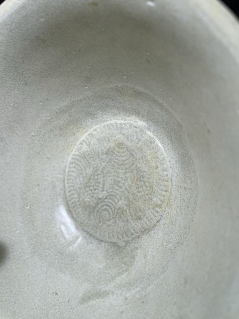 古玩陶瓷青白釉雙魚面包碗真品鑒賞圖