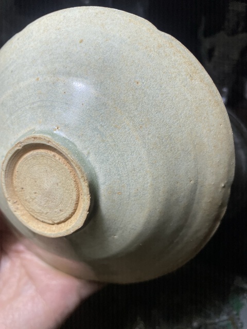 古玩陶瓷宋代影青刻花蓖紋盤真品鑒賞圖