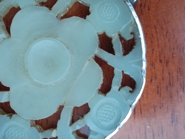 古玩玉器和田玉雕“花卉佩”真品鑒賞圖