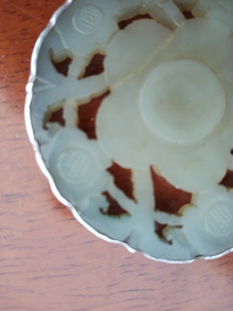 古玩玉器和田玉雕“花卉佩”真品鑒賞圖