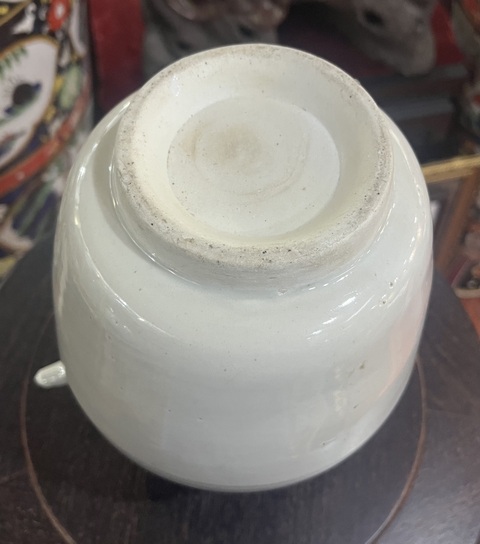 古玩陶瓷清早期白釉洗口壺拍賣,當前價格1500元