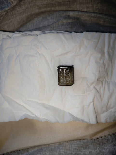 古玩玉器仿古做舊玉勒子真品鑒賞圖