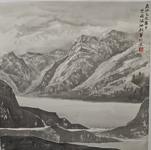 古玩字畫中美協(xié)會員北京美協(xié)會員夏佩珊 山水拍賣，當(dāng)前價格899元