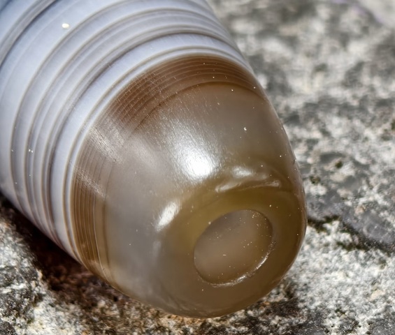 古玩雜項纏絲瑪瑙勒子真品鑒賞圖