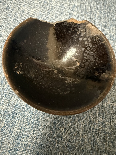 古玩陶瓷宋代黑釉盞標(biāo)本真品鑒賞圖