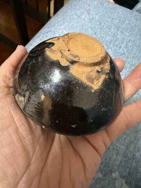 古玩陶瓷宋代黑釉盞標(biāo)本真品鑒賞圖