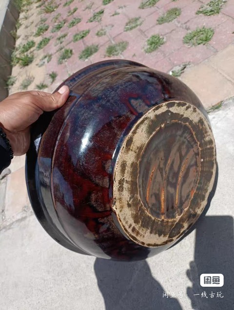 古玩陶瓷醬油盆真品鑒賞圖