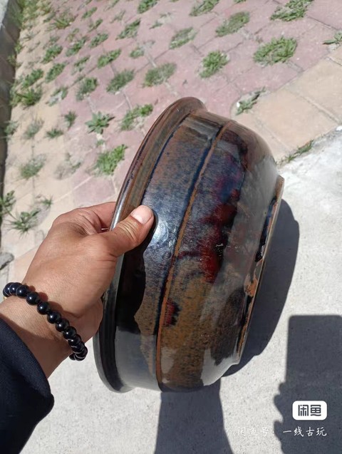 古玩陶瓷醬油盆真品鑒賞圖