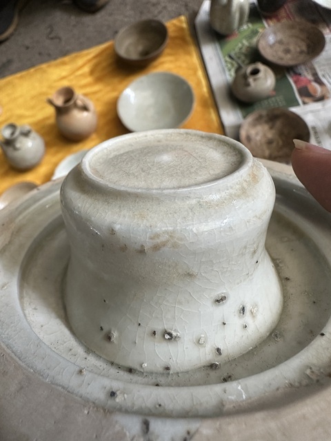 古玩陶瓷北宋影青盞托真品鑒賞圖