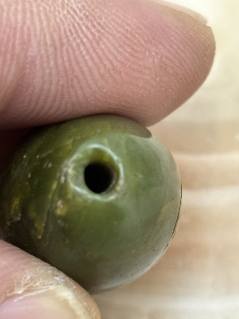 古玩玉器地方玉珠真品鑒賞圖