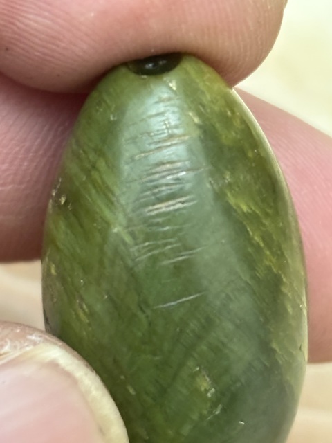 古玩玉器地方玉珠真品鑒賞圖