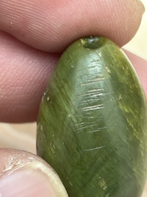 古玩玉器地方玉珠真品鑒賞圖