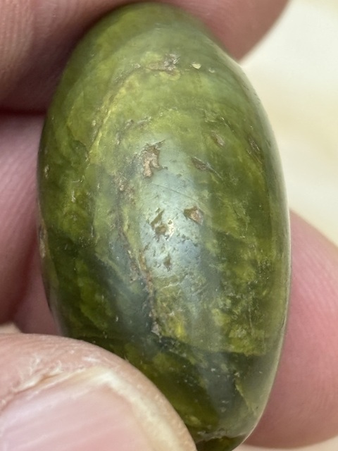 古玩玉器地方玉珠真品鑒賞圖