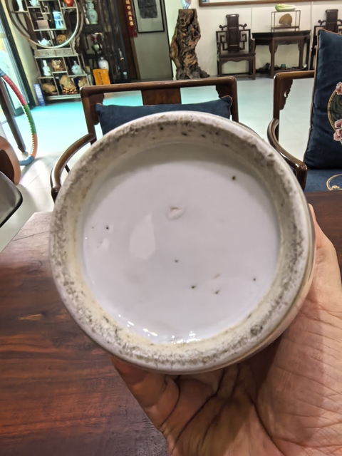 古玩陶瓷粉彩人物故事觀音瓶真品鑒賞圖