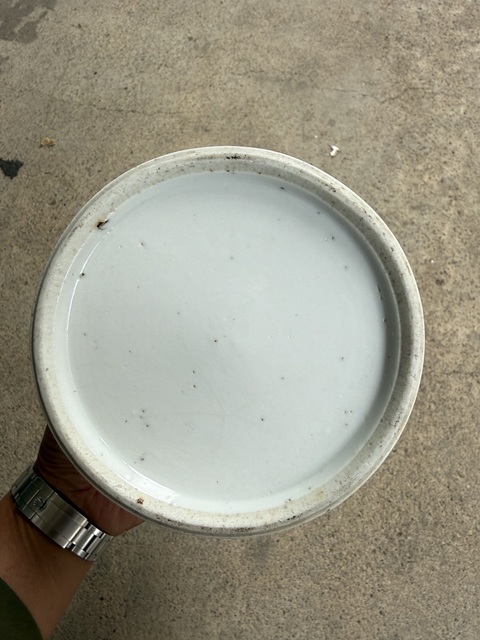 古玩陶瓷花鳥紋粉彩將軍罐真品鑒賞圖