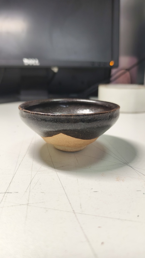 古玩陶瓷福清窯黑釉茶盞真品鑒賞圖