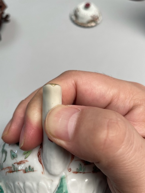 古玩陶瓷清雍正·精品粉彩仿生瓷壺拍賣,當前價格6800元