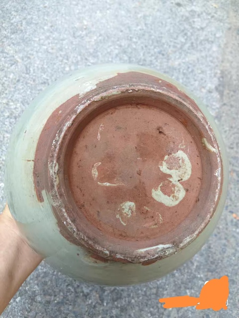 古玩陶瓷明代·青釉罐一對真品鑒賞圖