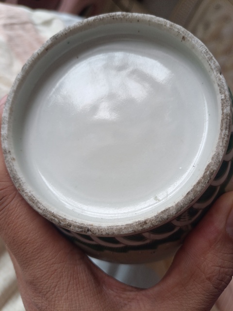 古玩陶瓷粉彩人物故事紋蒜頭瓶真品鑒賞圖