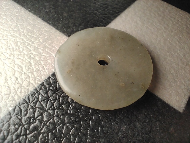 古玩玉器和田玉雕“素紋璧”真品鑒賞圖