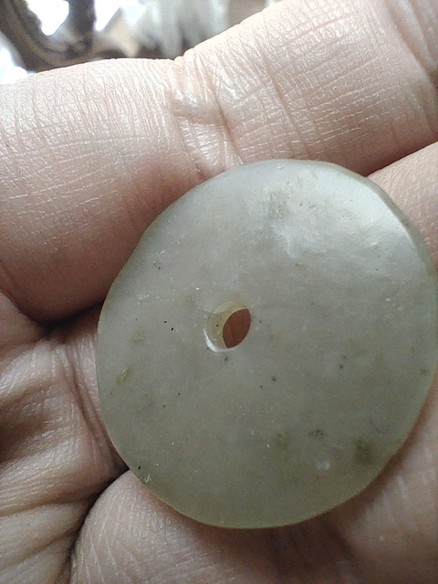 古玩玉器和田玉雕“素紋璧”真品鑒賞圖