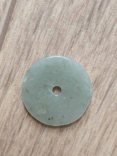 古玩玉器和田玉雕“素紋璧”真品鑒賞圖