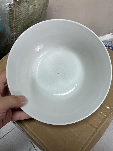 古玩陶瓷文字青花蓋碗真品鑒賞圖