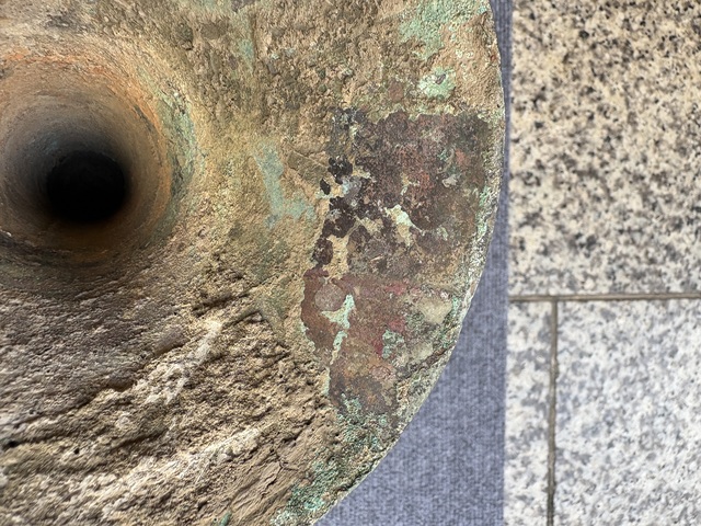 古玩銅器獸面紋青銅觚真品鑒賞圖