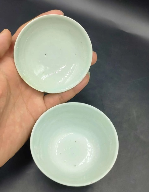 古玩陶瓷御窯廠名家淺降彩花鳥蓋碗拍賣，當前價格688元