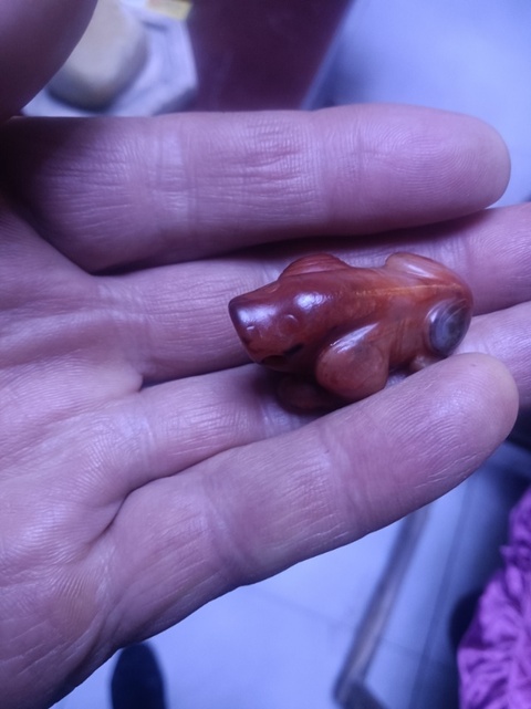 古玩玉器玉獸掛件真品鑒賞圖