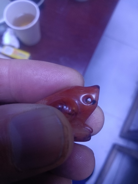 古玩玉器玉獸掛件真品鑒賞圖