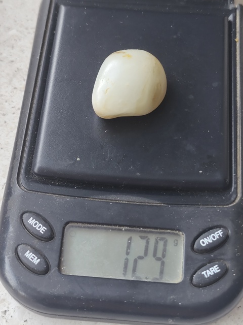 古玩玉器天然和田玉籽料原石拍賣，當前價格688元