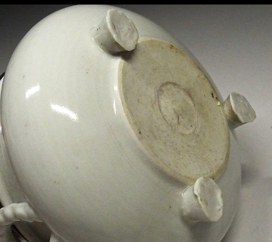 古玩陶瓷三足索耳爐真品鑒賞圖