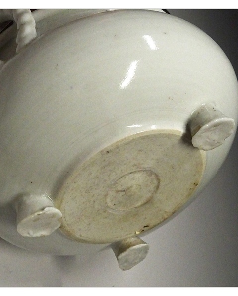 古玩陶瓷三足索耳爐真品鑒賞圖