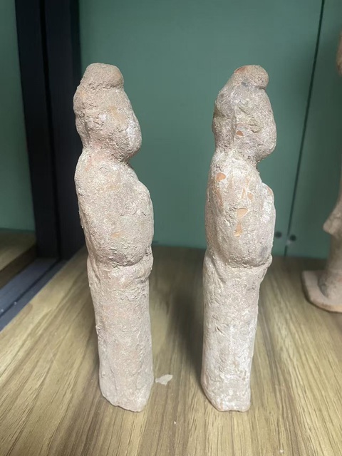 古玩陶瓷唐·太子俑一對拍賣，當前價格288元