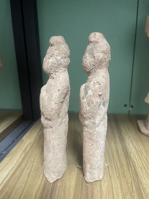 古玩陶瓷唐·太子俑一對拍賣，當前價格288元