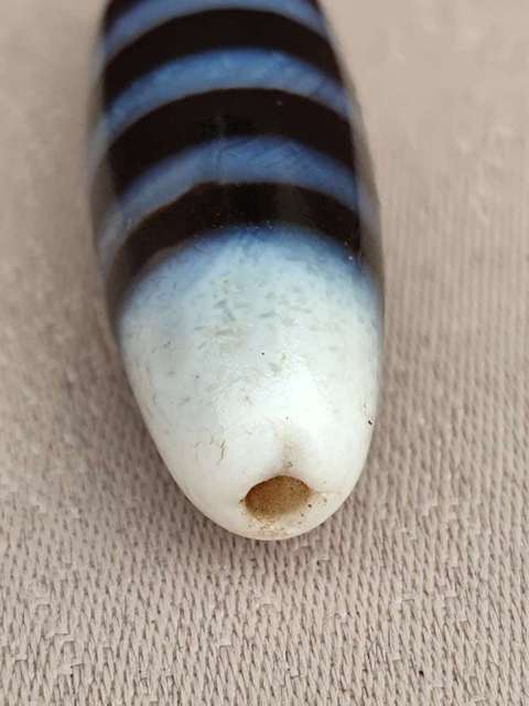 古玩玉器黑白線珠真品鑒賞圖