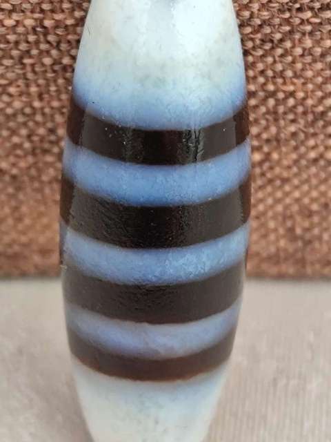 古玩玉器黑白線珠真品鑒賞圖