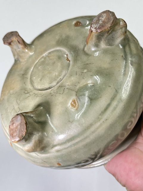 古玩陶瓷耀州窯刻花爐真品鑒賞圖