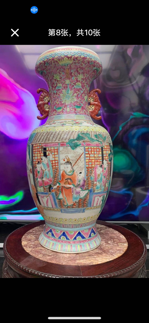 古玩陶瓷嬰戲紋瓶真品鑒賞圖