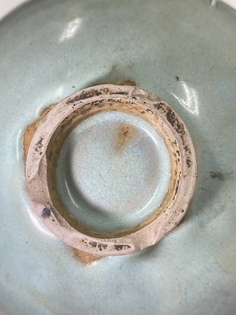 古玩陶瓷金元鈞窯大碗真品鑒賞圖