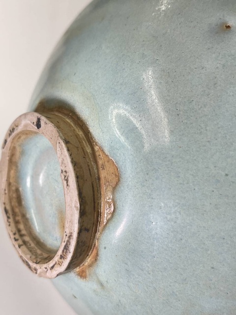 古玩陶瓷金元鈞窯大碗真品鑒賞圖