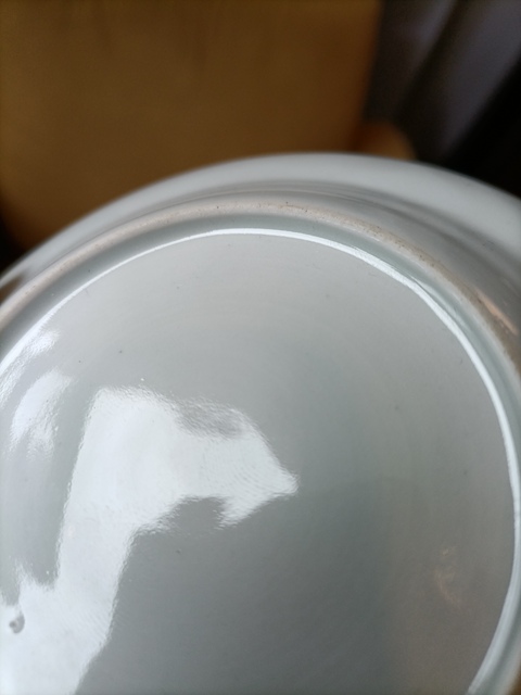 古玩陶瓷花鳥紋盤真品鑒賞圖