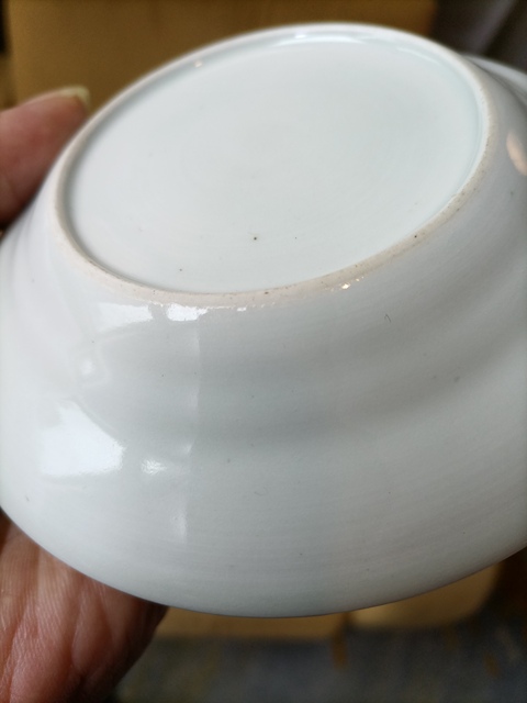 古玩陶瓷花鳥紋盤真品鑒賞圖