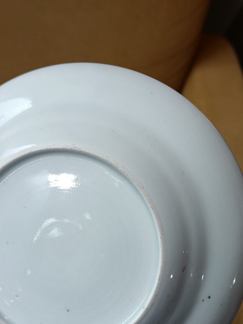 古玩陶瓷花鳥紋盤真品鑒賞圖