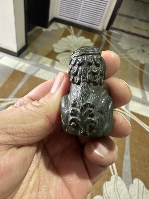 古玩銅器清代銅獅子真品鑒賞圖