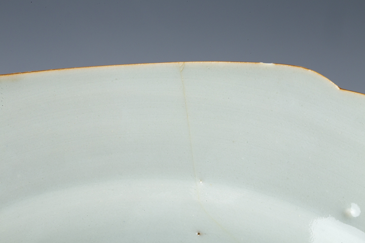 古玩陶瓷清乾隆·粉彩福祿花卉紋八方盤拍賣，當前價格640元