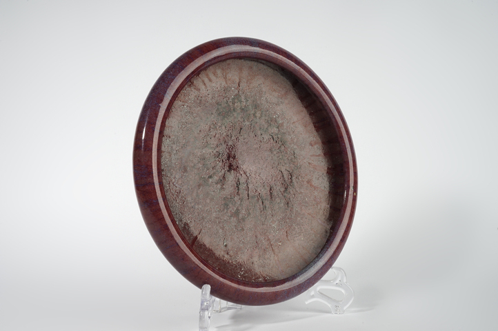 古玩陶瓷清中期·窯變紅釉洗真品鑒賞圖